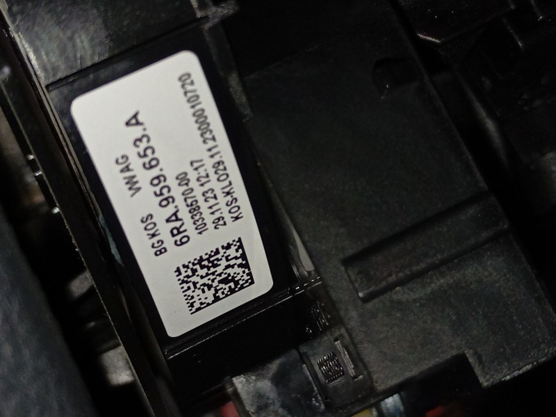 Recambio de anillo airbag para volkswagen t-cross (c11, d31) 1.0 tsi referencia OEM IAM 6RA959653A  