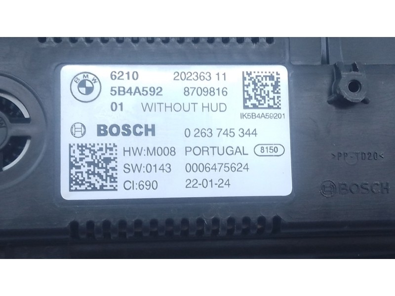 Recambio de cuadro instrumentos para bmw 1 (f40) 118 i referencia OEM IAM   