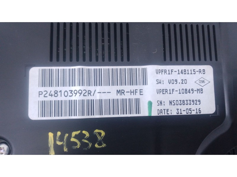 Recambio de cuadro instrumentos para renault kadjar (ha_, hl_) 1.5 dci 110 (hla3) referencia OEM IAM P248103992R  
