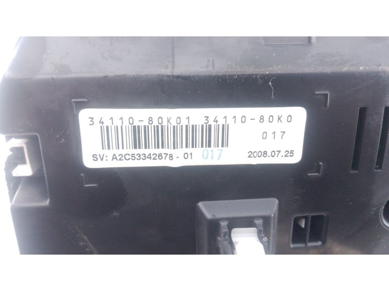 Recambio de cuadro instrumentos para suzuki grand vitara ii (jt, te, td) 1.9 ddis a las 4 ruedas (jt419, td44, jb419wd, jb419xd)