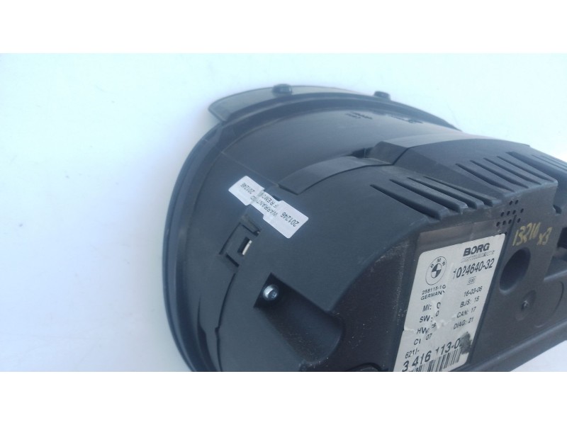 Recambio de cuadro instrumentos para bmw x3 (e83) 2.0 d referencia OEM IAM 341611302 102464032 
