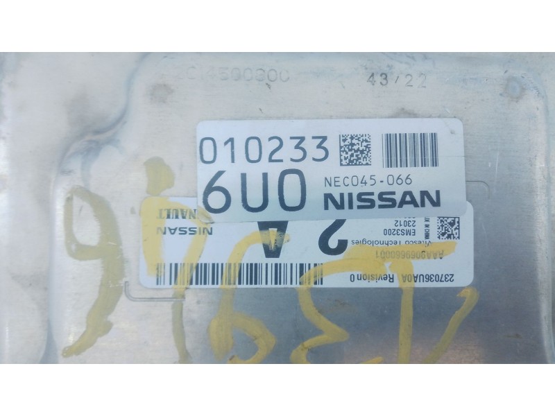 Recambio de centralita motor uce para nissan qashqai iii (j12) 1.5 vc-t referencia OEM IAM   