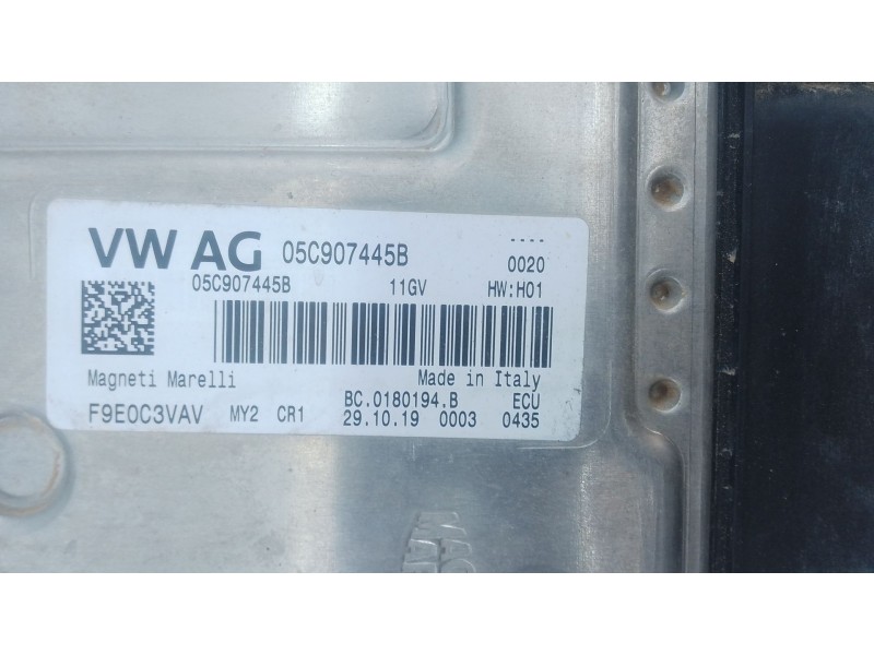 Recambio de centralita motor uce para seat ibiza v (kj1, kjg) 1.0 mpi referencia OEM IAM 05C907445B  