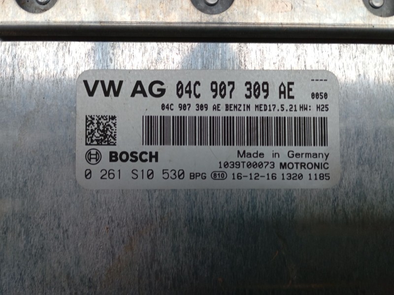 Recambio de centralita motor uce para seat ibiza iv (6j5, 6p1) 1.0 tsi referencia OEM IAM 04C907309AE 0261S10530 