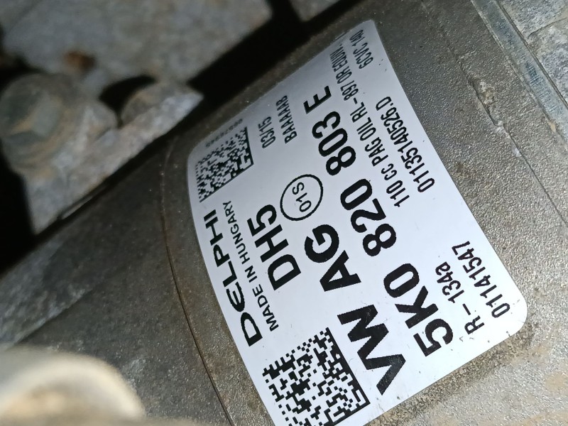 Recambio de compresor aire acondicionado para seat ibiza iv (6j5, 6p1) 1.6 tdi referencia OEM IAM 5K0820803E  