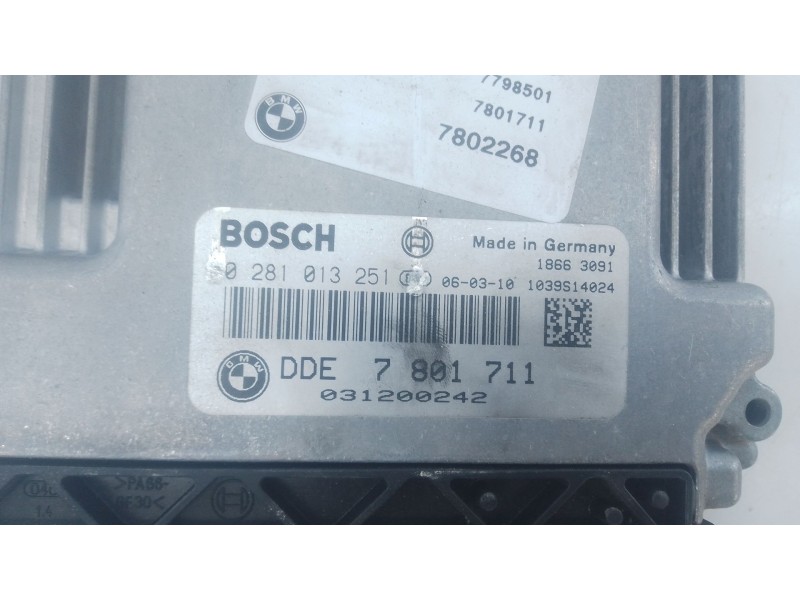 Recambio de centralita motor uce para bmw x3 (e83) 2.0 d referencia OEM IAM 7801711 0281013251 