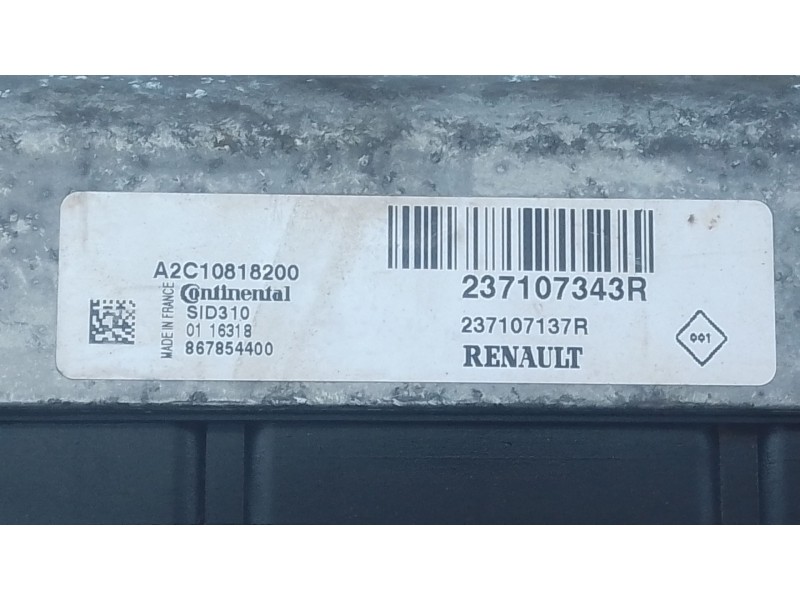 Recambio de centralita motor uce para renault megane iv hatchback (b9a/m/n_) 1.5 dci 110 (b9a3) referencia OEM IAM   