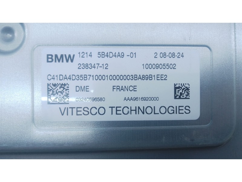 Recambio de centralita motor uce para mini mini countryman c u25 referencia OEM IAM 5B4D4A901 23834812 