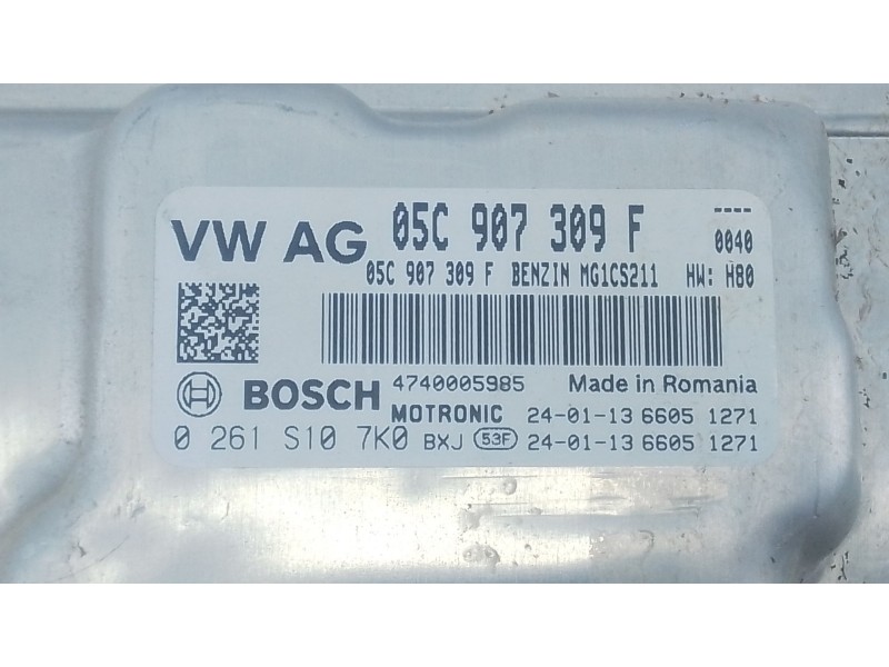 Recambio de centralita motor uce para volkswagen t-cross (c11, d31) 1.0 tsi referencia OEM IAM 05C907309F 0261S107K0 