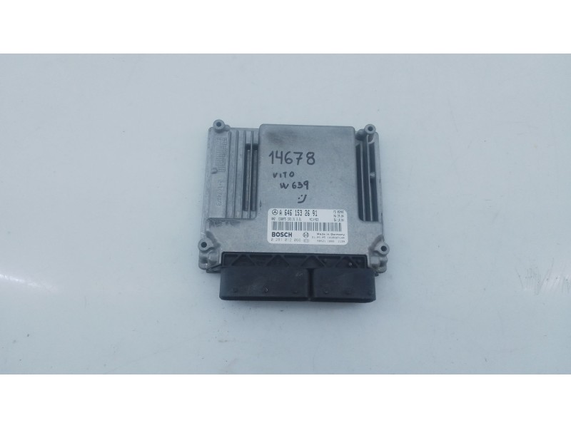 Recambio de centralita motor uce para mercedes-benz vito / mixto furgoneta (w639) 109 cdi (639.601, 639.603, 639.605) referencia