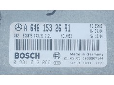 Recambio de centralita motor uce para mercedes-benz vito / mixto furgoneta (w639) 109 cdi (639.601, 639.603, 639.605) referencia 2