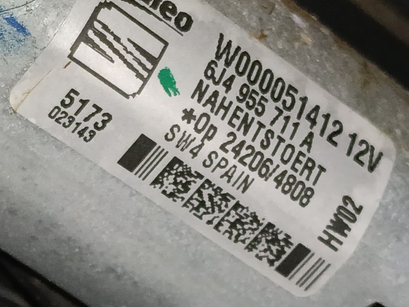 Recambio de motor limpia trasero para seat ibiza iv (6j5, 6p1) 1.6 tdi referencia OEM IAM 6J4955711A  