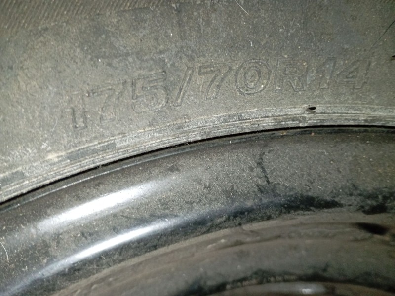 Recambio de neumatico repuesto para seat ibiza iv (6j5, 6p1) 1.4 referencia OEM IAM 175/70/14  