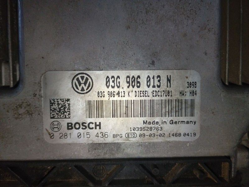 Recambio de centralita motor uce para seat ibiza iv (6j5, 6p1) 1.9 tdi referencia OEM IAM   