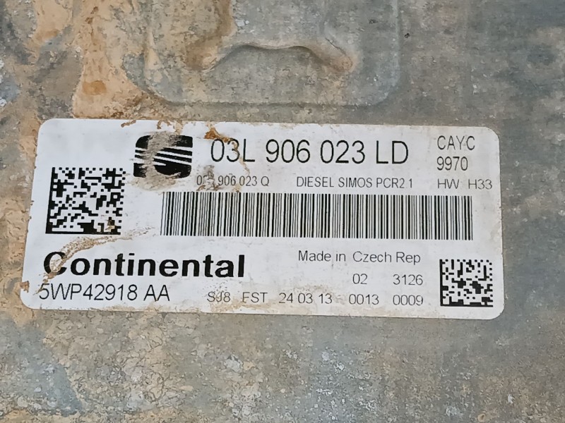 Recambio de centralita motor uce para seat ibiza iv (6j5, 6p1) 1.6 tdi referencia OEM IAM 03L906023LD 5WP42918AA 