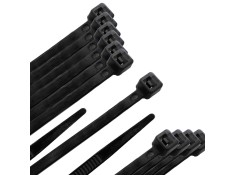 Recambio de ferreteria para universal tienda brida nylon 100%. color negro 3,6 x 370 mm. (bolsa 100 unidades) referencia OEM IAM