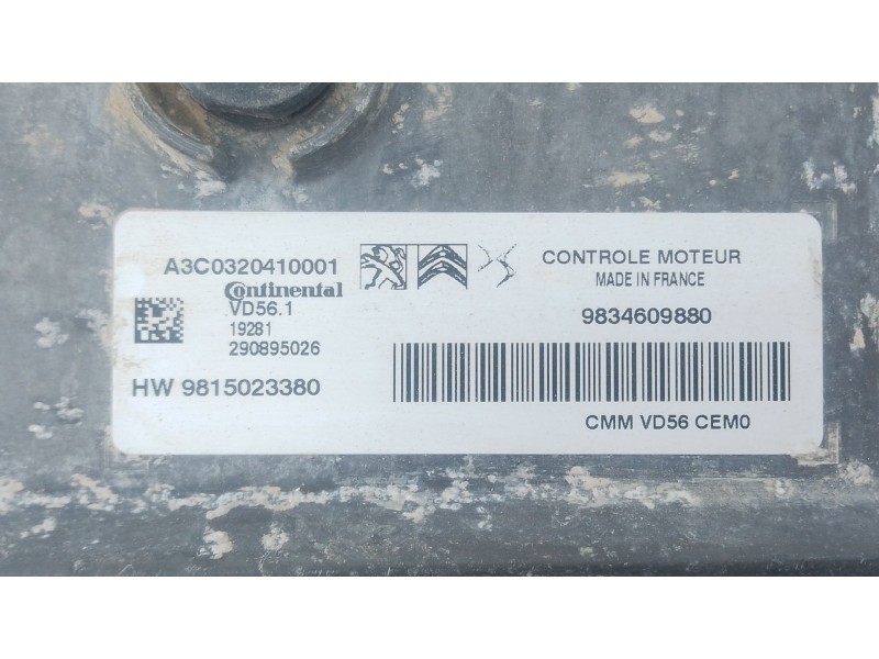 Recambio de centralita motor uce para peugeot 5008 ii (mc_, mj_, mr_, m4_) 1.2 (mrhnyh, mrhnyw, mrhnsj, mrhnsu, mrhnsm) referenc