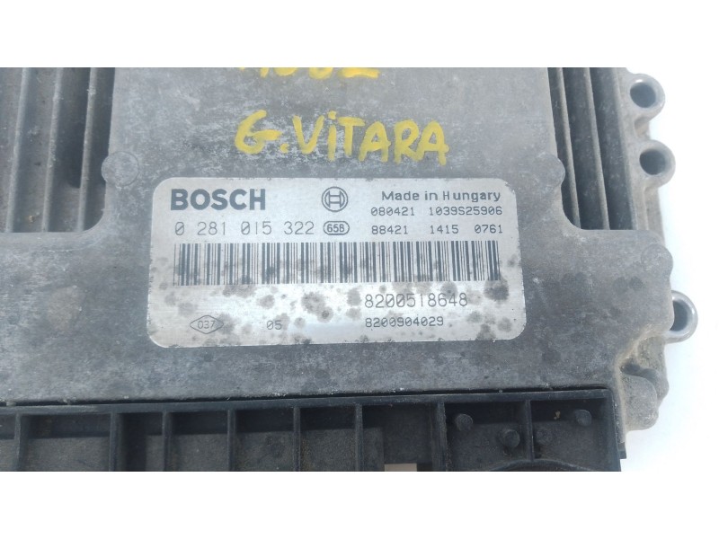 Recambio de centralita motor uce para suzuki grand vitara ii (jt, te, td) 1.9 ddis a las 4 ruedas (jt419, td44, jb419wd, jb419xd