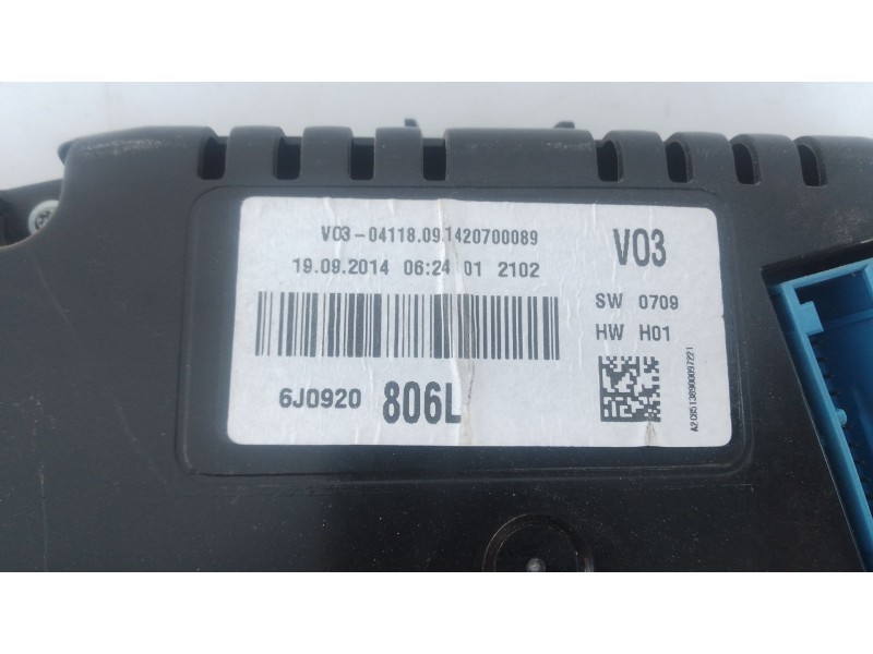 Recambio de cuadro instrumentos para seat ibiza iv (6j5, 6p1) 1.6 tdi referencia OEM IAM   