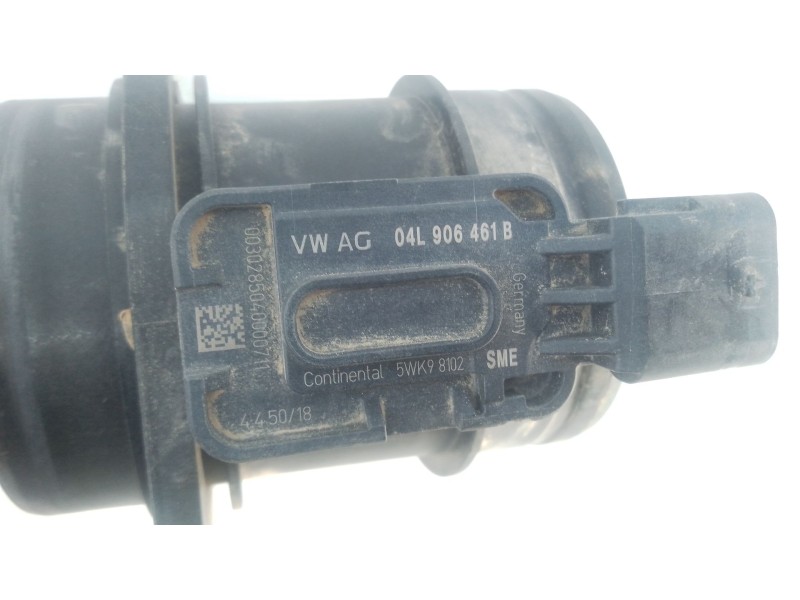 Recambio de caudalimetro para seat leon (5f1) 1.6 tdi referencia OEM IAM 04L906461B 5WK98102 