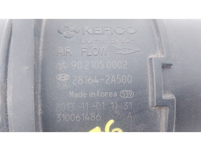 Recambio de caudalimetro para kia cee´d (jd) 1.4 crdi 90 referencia OEM IAM 9021050002 281642A500 