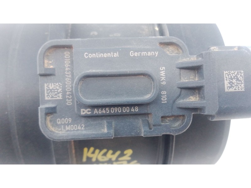 Recambio de caudalimetro para mercedes-benz clase a (w176) a 180 cdi / d (176.012) referencia OEM IAM A6450900048 5WK98101 