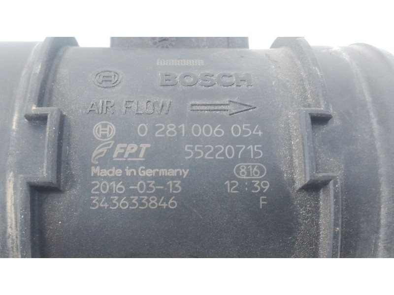 Recambio de caudalimetro para opel combo furgoneta/monovolumen (x12) 1.3 cdti (b05) referencia OEM IAM 0281006054 55220715 