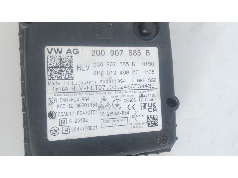 Recambio de modulo electronico para skoda kodiaq i (ns6, ns7, nv7) 2.0 rs 4x4 referencia OEM IAM   