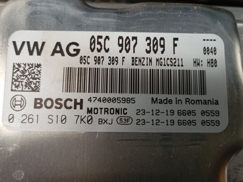 Recambio de centralita motor uce para volkswagen t-cross (c11, d31) 1.0 tsi referencia OEM IAM   