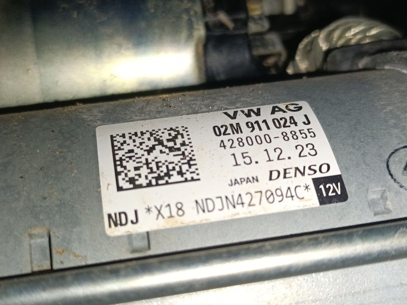 Recambio de motor arranque para volkswagen t-cross (c11, d31) 1.0 tsi referencia OEM IAM 02M911024J  
