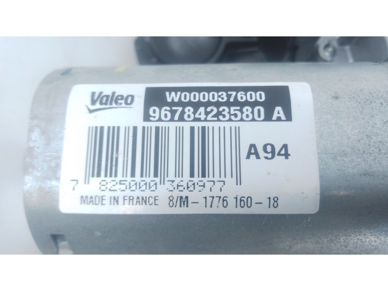 Recambio de motor limpia trasero para peugeot 2008 i (cu_) 1.2 thp 110 / puretech 110 referencia OEM IAM 9678423580  