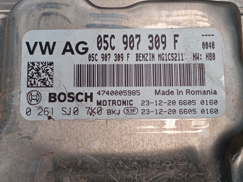 Recambio de centralita motor uce para volkswagen t-cross (c11, d31) 1.0 tsi referencia OEM IAM 05C907309F 0261S107K0 