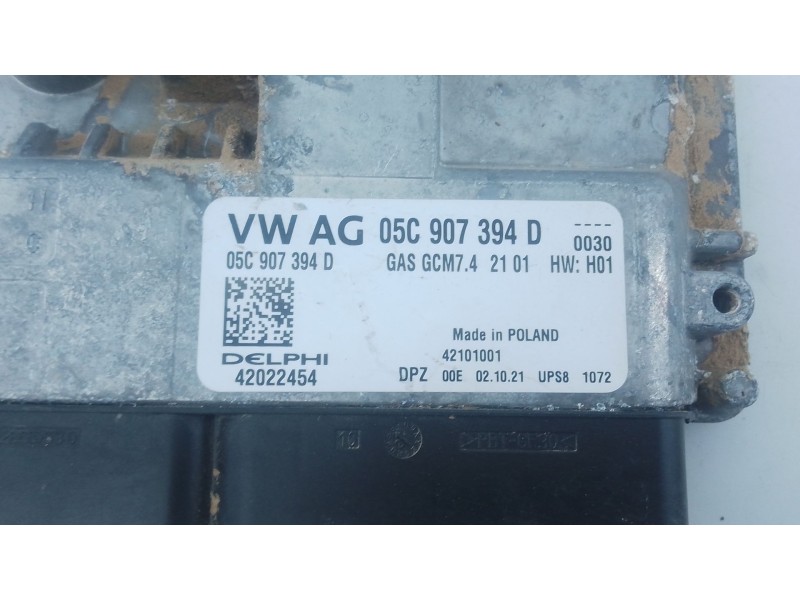 Recambio de centralita motor uce para volkswagen t-cross (c11, d31) 1.0 tsi referencia OEM IAM 05C907394D  