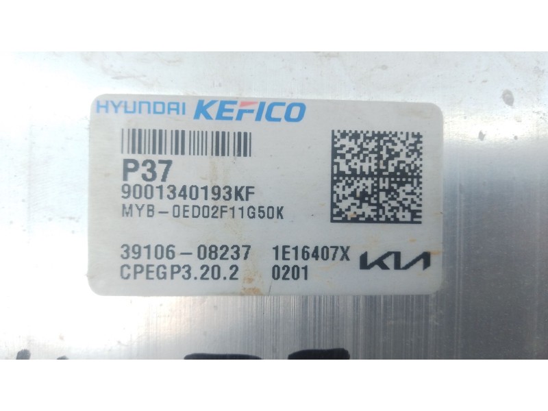 Recambio de centralita motor uce para kia rio iv (yb, sc, fb) 1.2 cvvt referencia OEM IAM 3910608237  