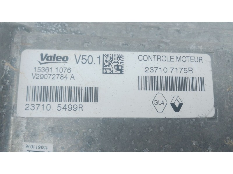 Recambio de centralita motor uce para renault clio iv (bh_) 0.9 tce 90 referencia OEM IAM 237105499R 237107175R 