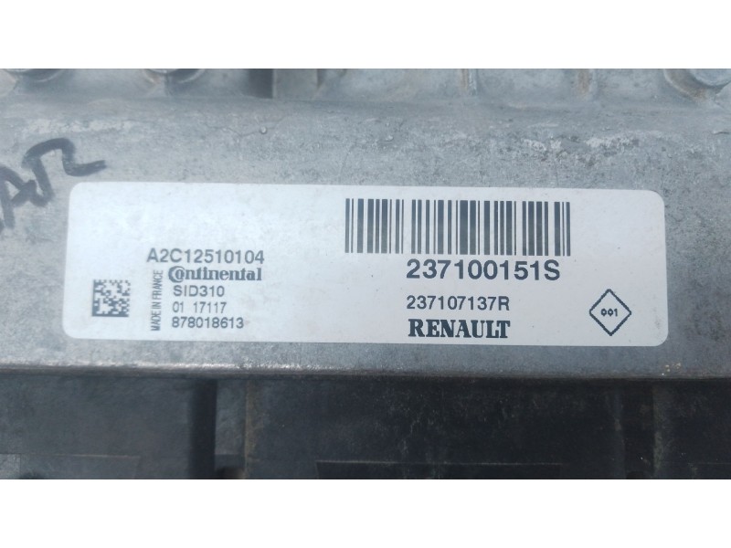 Recambio de centralita motor uce para renault kadjar (ha_, hl_) 1.5 dci 110 (hla3) referencia OEM IAM 237100151S 237107137R 
