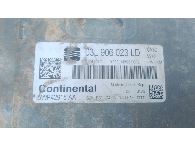 Recambio de centralita motor uce para seat ibiza iv (6j5, 6p1) 1.6 tdi referencia OEM IAM 03L906023LD 5WP42918AA 