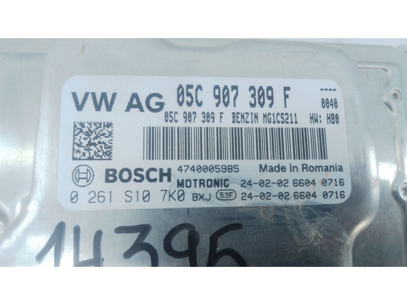 Recambio de centralita motor uce para volkswagen t-cross (c11, d31) 1.0 tsi referencia OEM IAM 05C907309F 0261S107K0 