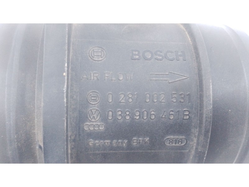 Recambio de caudalimetro para seat ibiza iv (6j5, 6p1) 1.9 tdi referencia OEM IAM 038906461B 0281002531 