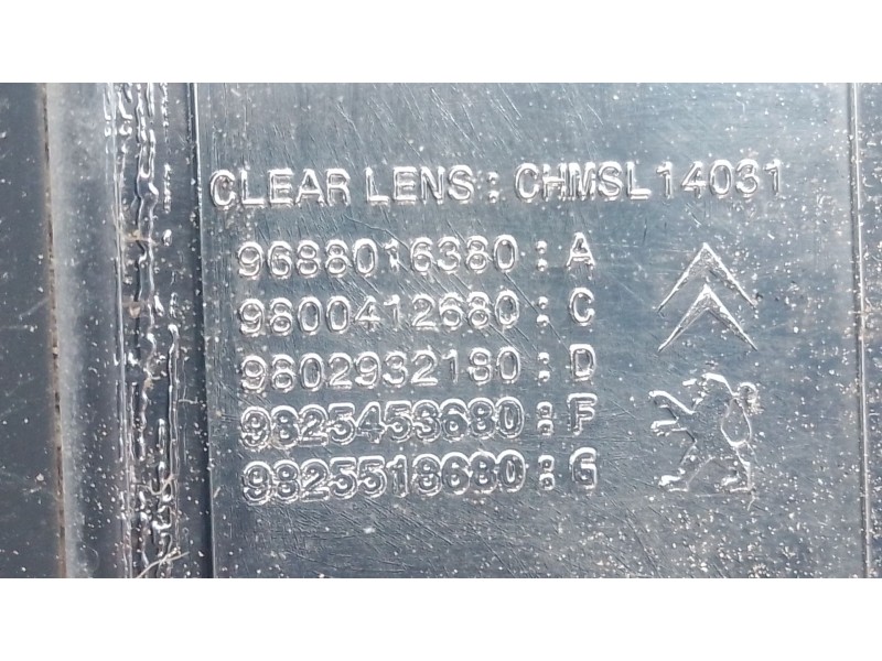 Recambio de luz central de freno para peugeot 2008 i (cu_) 1.2 thp 110 / puretech 110 referencia OEM IAM   