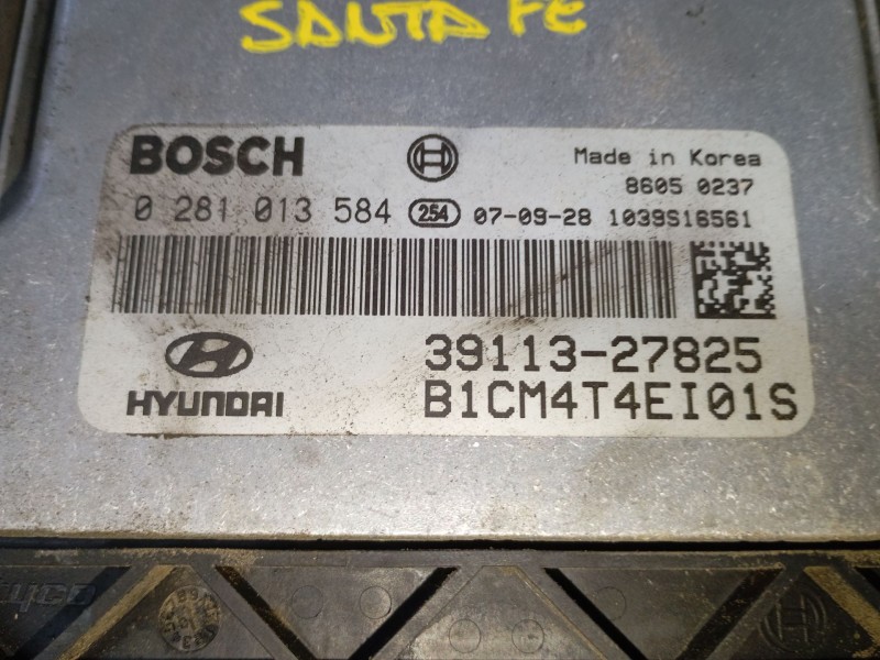 Recambio de centralita motor uce para hyundai santa fé ii (cm) 2.2 crdi 4x4 referencia OEM IAM 3911327825 0281013584 