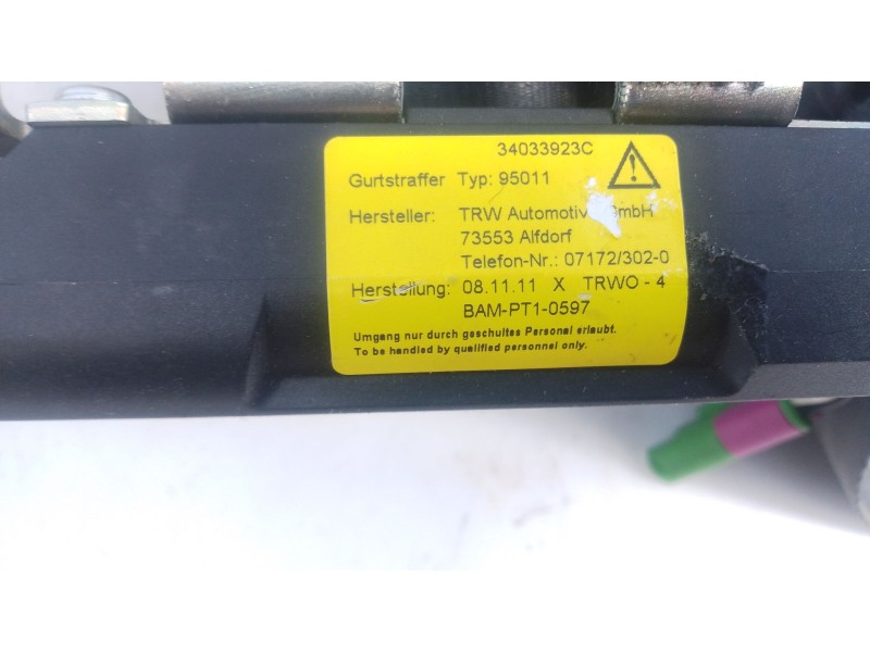 Recambio de cinturon seguridad trasero izquierdo para volvo xc60 momentum 2wd referencia OEM IAM   