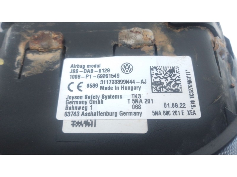 Recambio de airbag delantero izquierdo para volkswagen arteon (3h7, 3h8) 2.0 tdi referencia OEM IAM 5G0880201Q  
