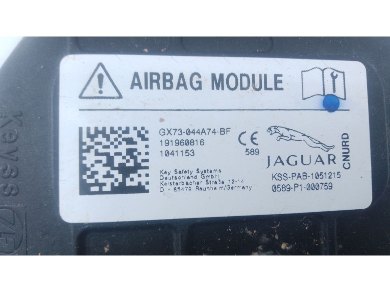 Recambio de airbag delantero derecho para jaguar f-pace (x761) 3.0 sdv6 awd referencia OEM IAM   