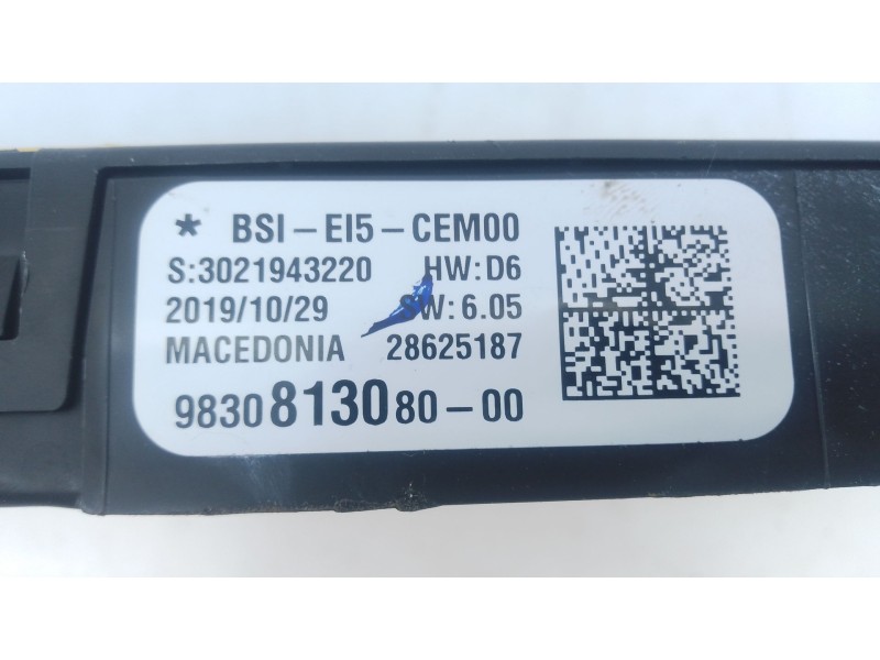 Recambio de caja reles / fusibles para peugeot 3008 ii suv (mc_, mr_, mj_, m4_) 1.2 thp/ puretech 130 (mrhnsm, mrhnsu, mrhnsj, m