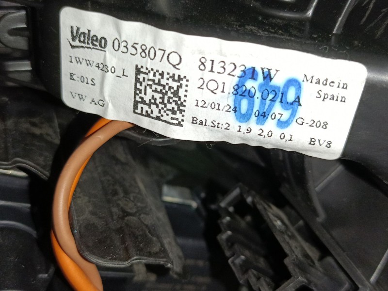 Recambio de ventilador calefaccion para volkswagen t-cross (c11, d31) 1.0 tsi referencia OEM IAM   