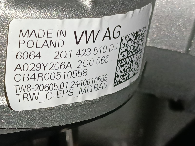 Recambio de columna direccion para volkswagen t-cross (c11, d31) 1.0 tsi referencia OEM IAM 2Q1423510DJ  