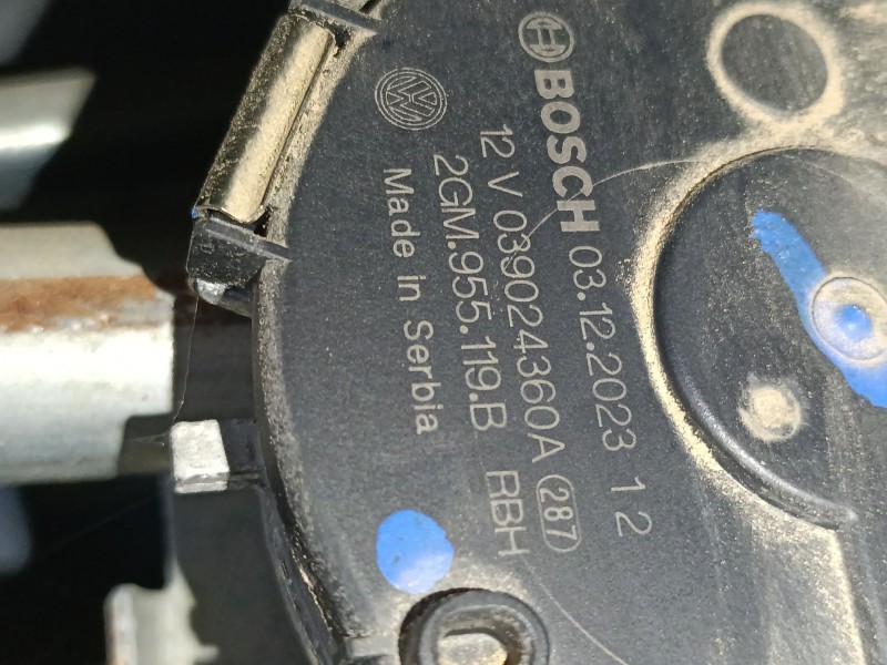 Recambio de motor limpia delantero para volkswagen t-cross (c11, d31) 1.0 tsi referencia OEM IAM 2GM955119B  