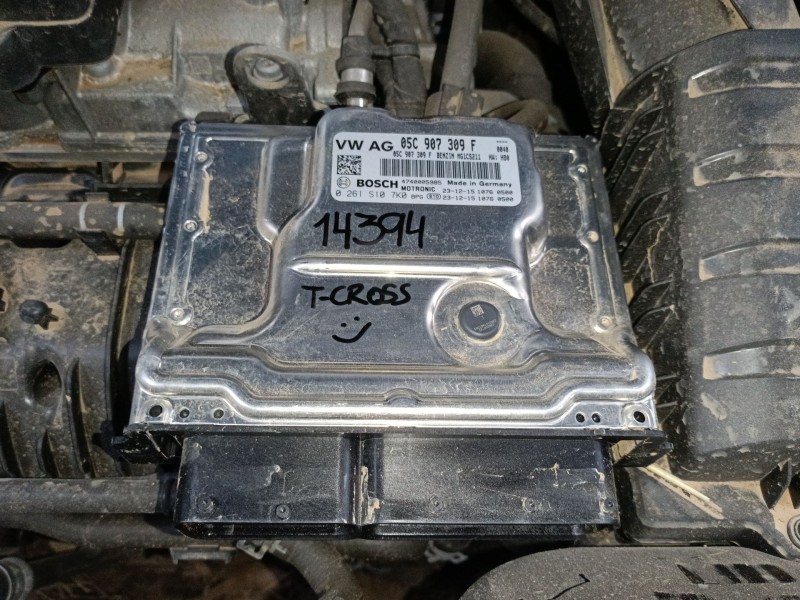 Recambio de centralita motor uce para volkswagen t-cross (c11, d31) 1.0 tsi referencia OEM IAM 05C907309F 0262S107K0 