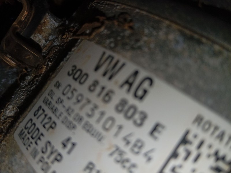 Recambio de compresor aire acondicionado para volkswagen t-cross (c11, d31) 1.0 tsi referencia OEM IAM 3Q0816803E  